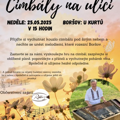 Cimbály na ulici Boršov